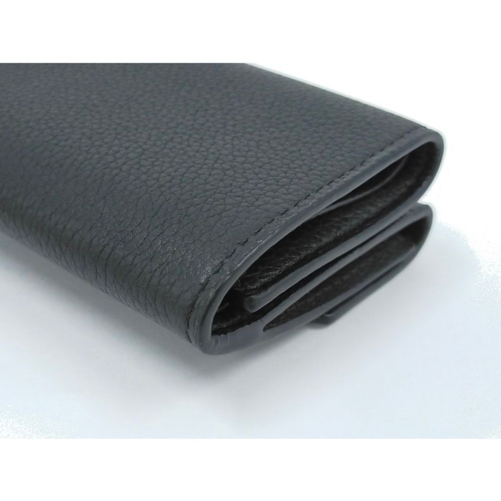 Louis Vuitton Portefeuille Lock Mini Trifold Wallet Taurillon Leather Noir - Picture 4 of 8